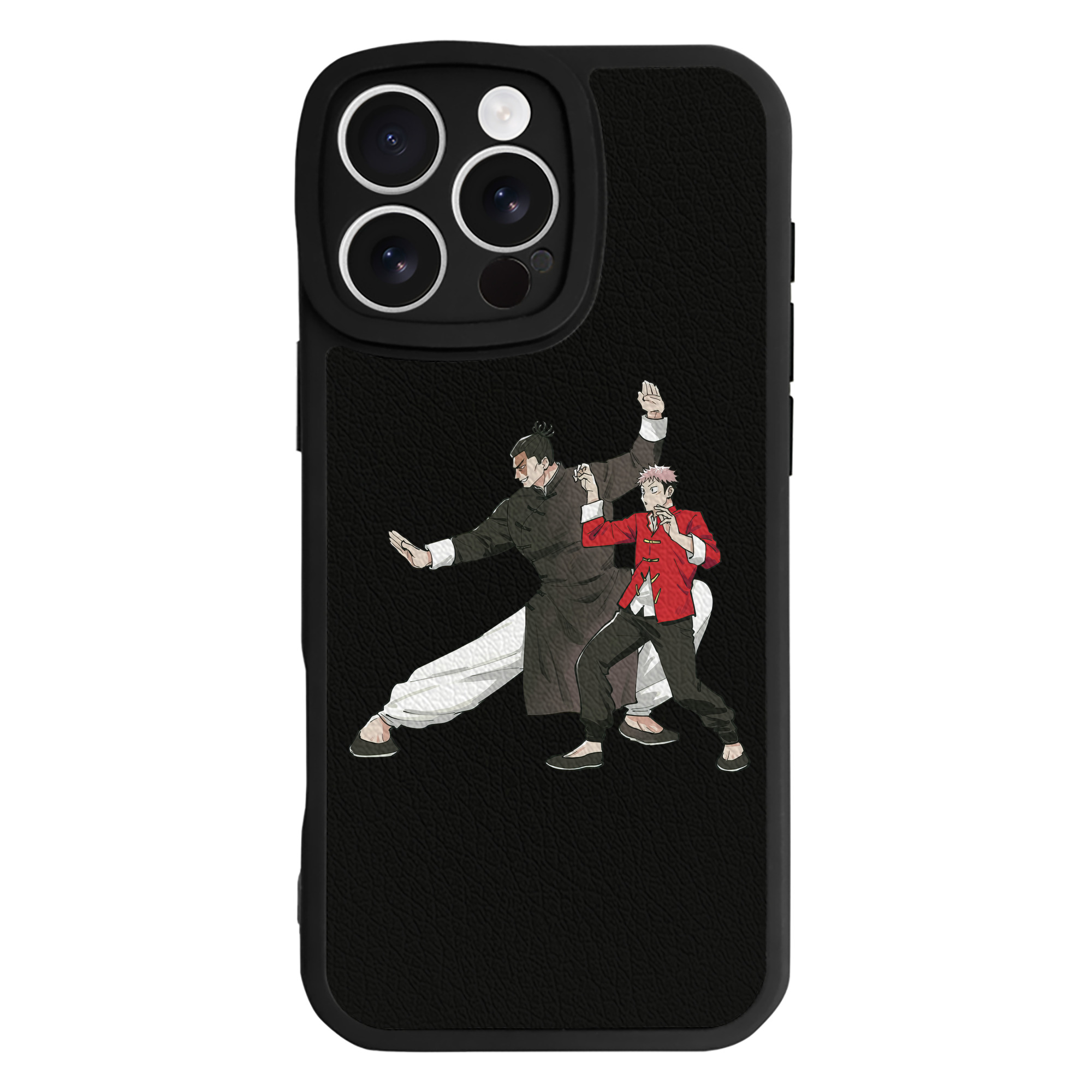 （画像用） 呪術廻戦 Jujutsu Kaisen 【iPhone 16シリーズ対応】シリコンスマホケース（レザー調） 材質：シリコン